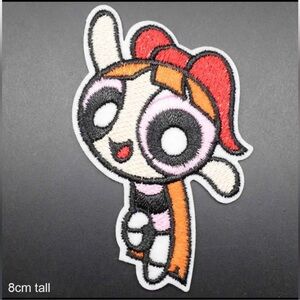 The Powerpuff Girls Iron On Patch, Blossom Iron On Patch